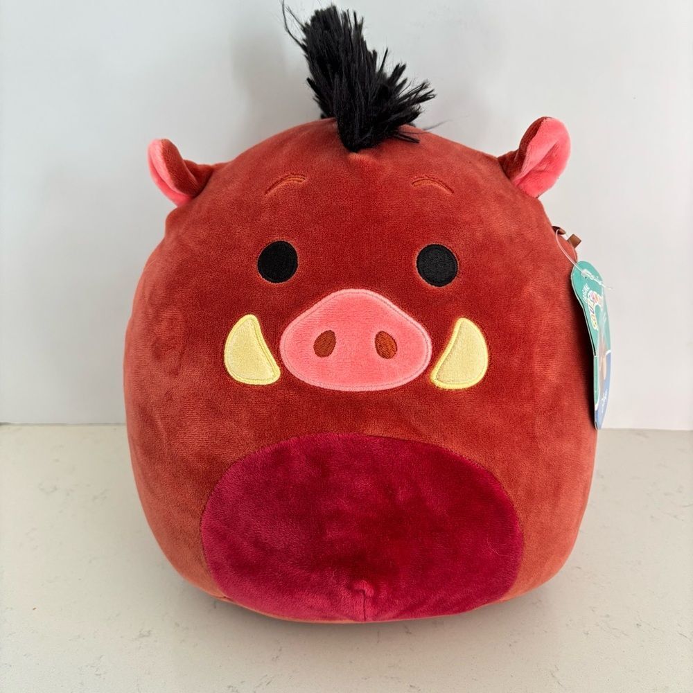 Disney Squishmallows Pumbaa Plush | Lion King | Super Soft Collectible